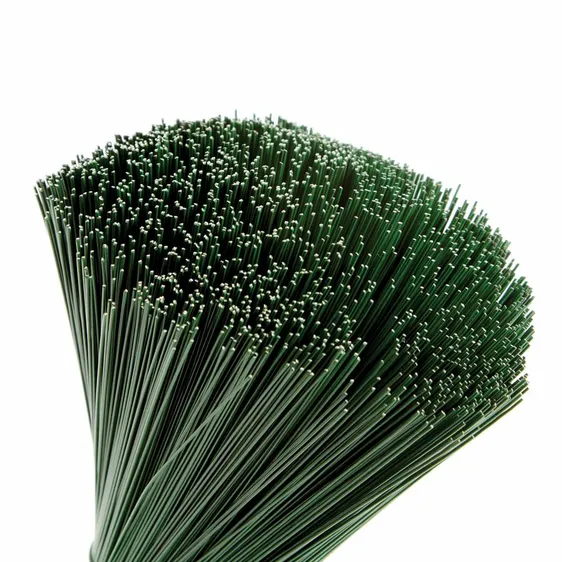 Green Lacquered Florist Wire 25cm