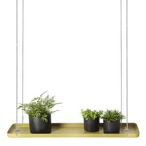 Rectangular Hanging Plant Tray - Gold (L) - image 2