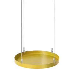 Round Hanging Plant Tray - Gold (L) - image 2