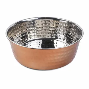 Stainless Steel Copper Feeding Bowl - Small