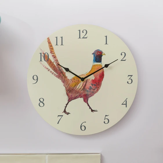 Wall Clock Pheasant