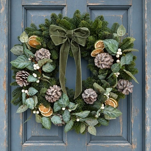 A Touch of Frost Wreath - 14" - image 1