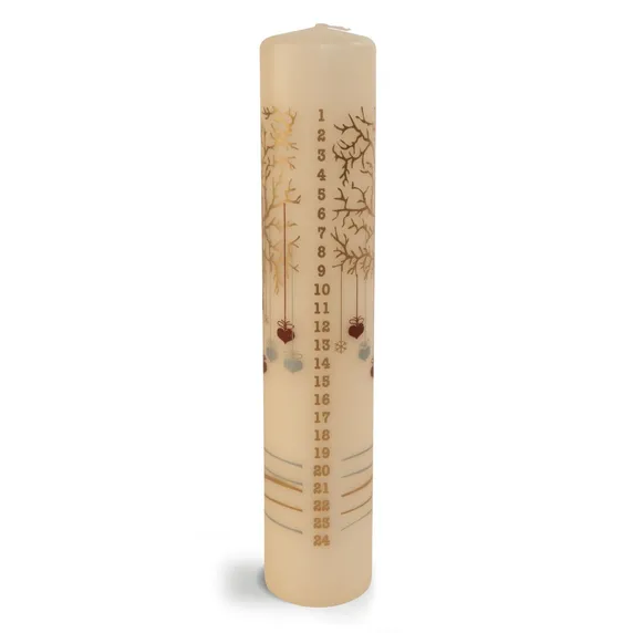 Ivyline Advent Pillar Candle - image 1