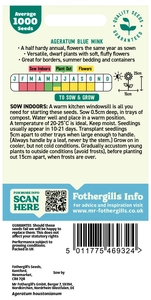 Ageratum Blue Mink Seeds - image 2