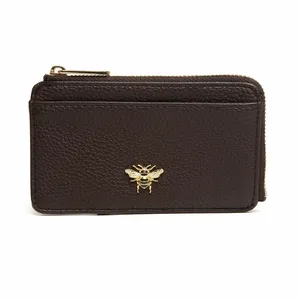 Alice Wheeler Bath Coin Purse - Chocolate