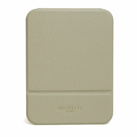 Alice Wheeler Folding Travel Mirror - Pistachio - image 2