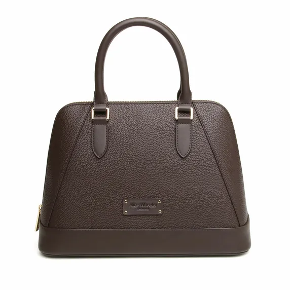 Alice Wheeler Kensington Handbag - Chocolate - image 1