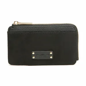 Alice Wheeler Kensington Suede Purse - Black - image 1