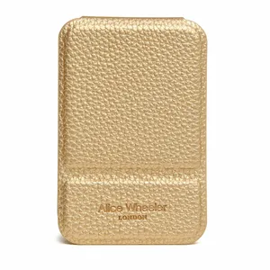 Alice Wheeler Mini Folding Mirror - Gold - image 2