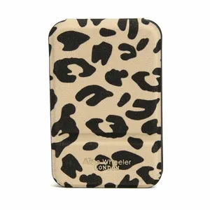 Alice Wheeler Mini Folding Mirror - Leopard Print - image 2