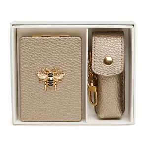 Alice Wheeler Mirror & Lipstick Holder Gift Set - Bronze - image 2