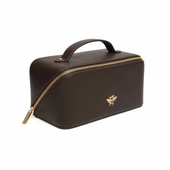 Alice Wheeler Train Case - Chocolate - image 3