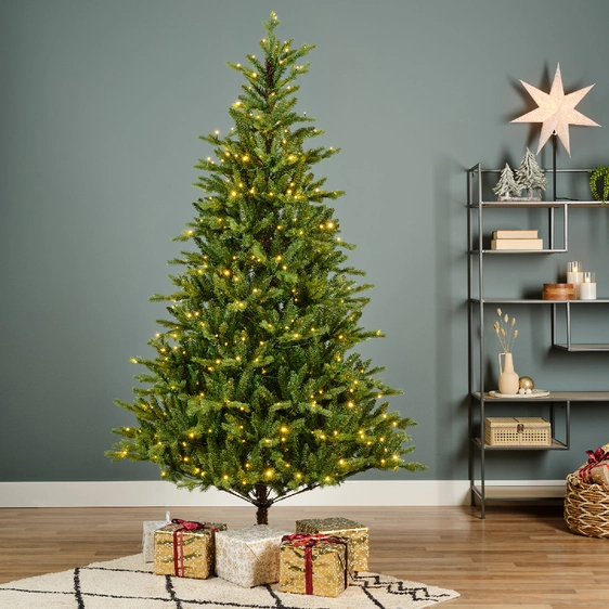 Allison Pine Pre-Lit Artificial Christmas Tree 8ft - image 3