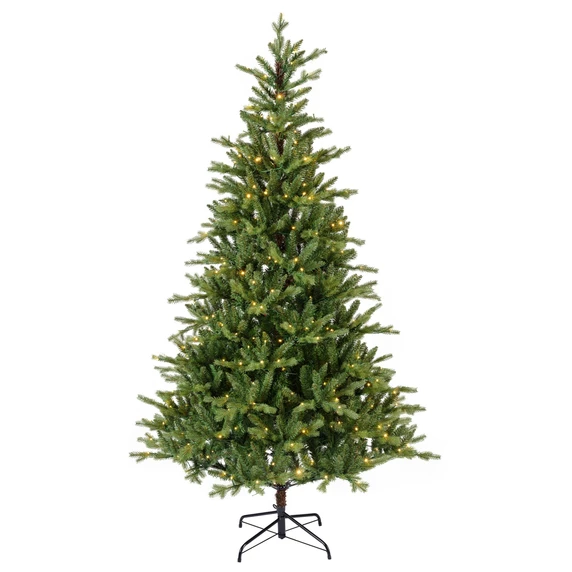 Allison Pine Pre-Lit Artificial Christmas Tree 7ft - image 1