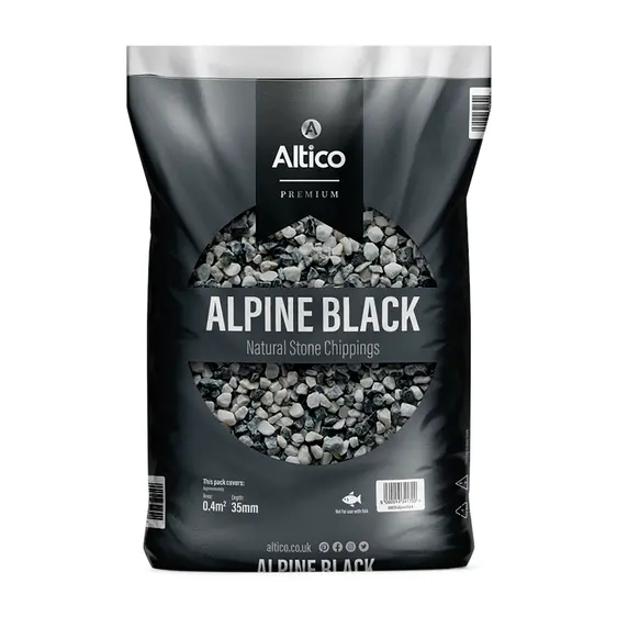 Alpine Black Natural Stone Chippings - image 4