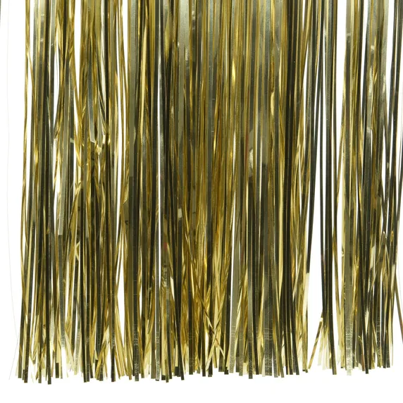 Angel Hair Tinsel Strands - Light Gold