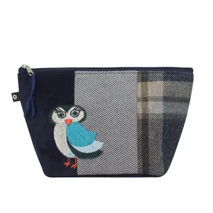 Applique Tantallon Owl Makeup Bag