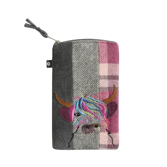 Applique Winton Cow Glasses Case