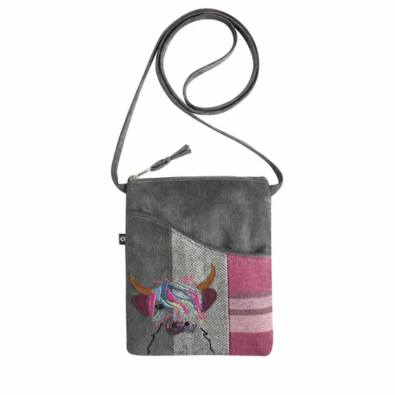 Applique Winton Cow Sling Bag