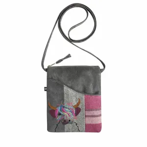 Applique Winton Cow Sling Bag