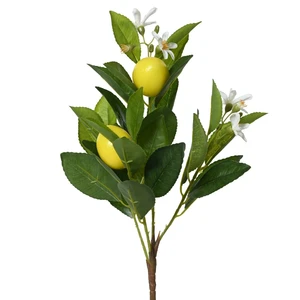 Artificial Citrus and Flower Stem