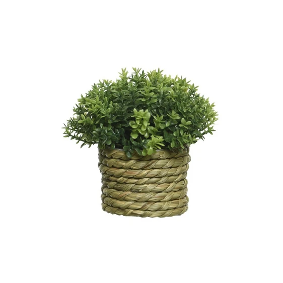 Artificial Plant in Woven Pot - image 3