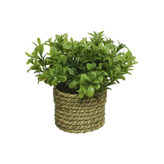 Artificial Plant in Woven Pot - image 2