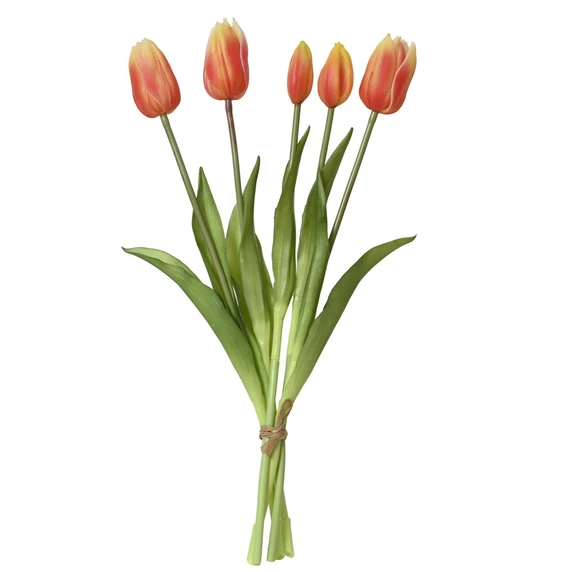 Artificial Tulip Bunch - Peach