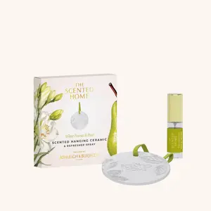 Ashleigh & Burwood White Freesia & Pear Scented Ceramic