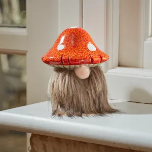 Autumn GnomeShroom Decoration - Medium