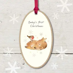 Baby's First Christmas Keepsake Plaque