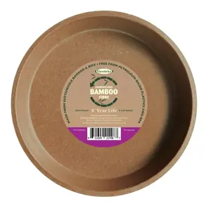 Bamboo 8" Terracotta Saucer