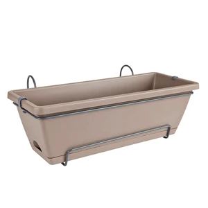 elho Barcelona Taupe Balcony Trough Kit
