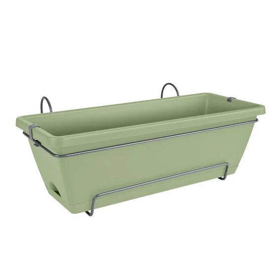 elho Barcelona Pistachio Balcony Trough Kit - image 1
