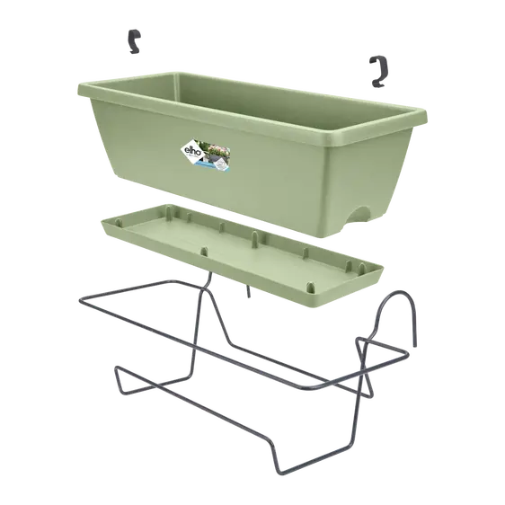 elho Barcelona Pistachio Balcony Trough Kit - image 2