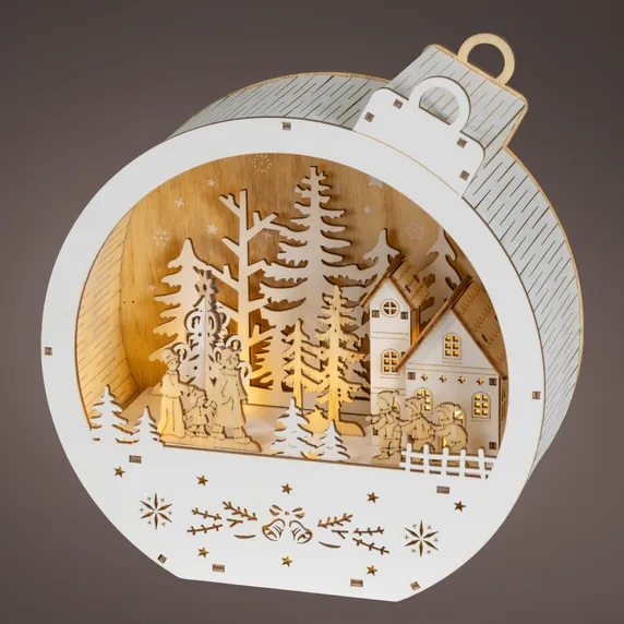 Bauble Christmas Scene Decoration