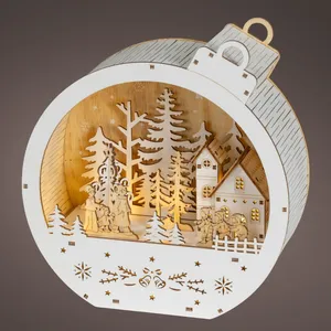 Bauble Christmas Scene Decoration
