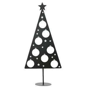 Bauble Tree Silhouette - Black