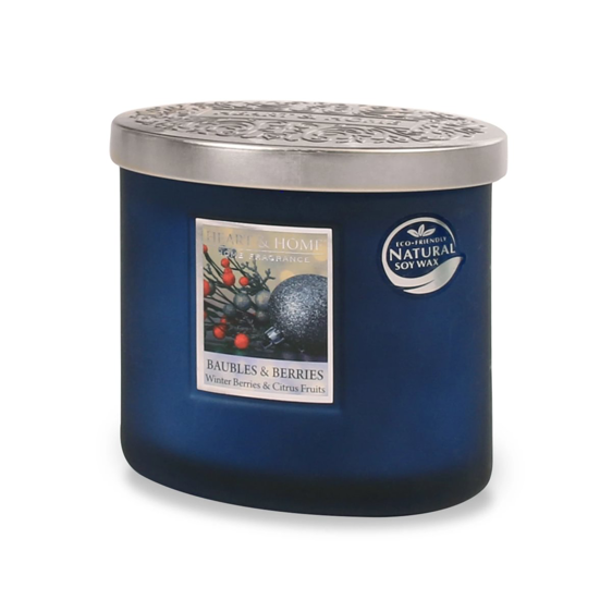 Baubles & Berries Twin Wick Candle - image 2