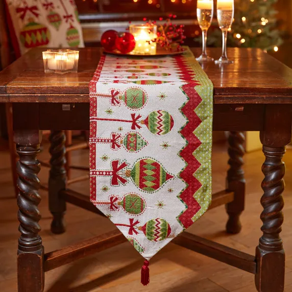 Baubles Table Runner - 180cm - image 1