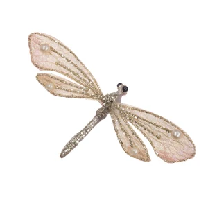 Beaded Dragonfly Clip