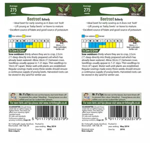Beetroot Boltardy Bumper Pack Seeds - image 2