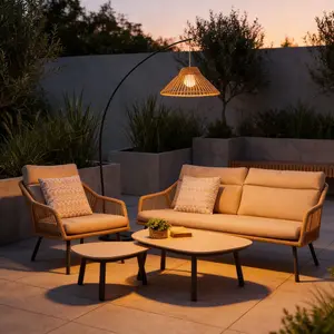 Bellagio Latte Floor Lamp - image 1