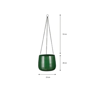 Benson Hanging Planter Green Ø23cm - image 3