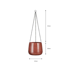 Benson Hanging Planter Red Ø23cm - image 3