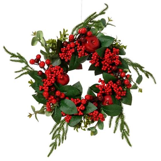 Berries & Apples Artificial Wreath