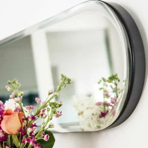 Bevelled Oval Wall Mirror - image 1