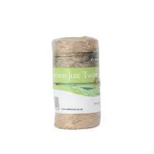 Biodegradable Jute Twine - Brown 55m