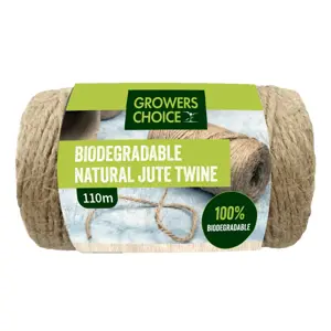 Biodegradable Brown Jute Twine - Brown 110m - image 2