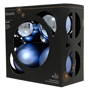 Blue Dawn Bauble Set - 4
